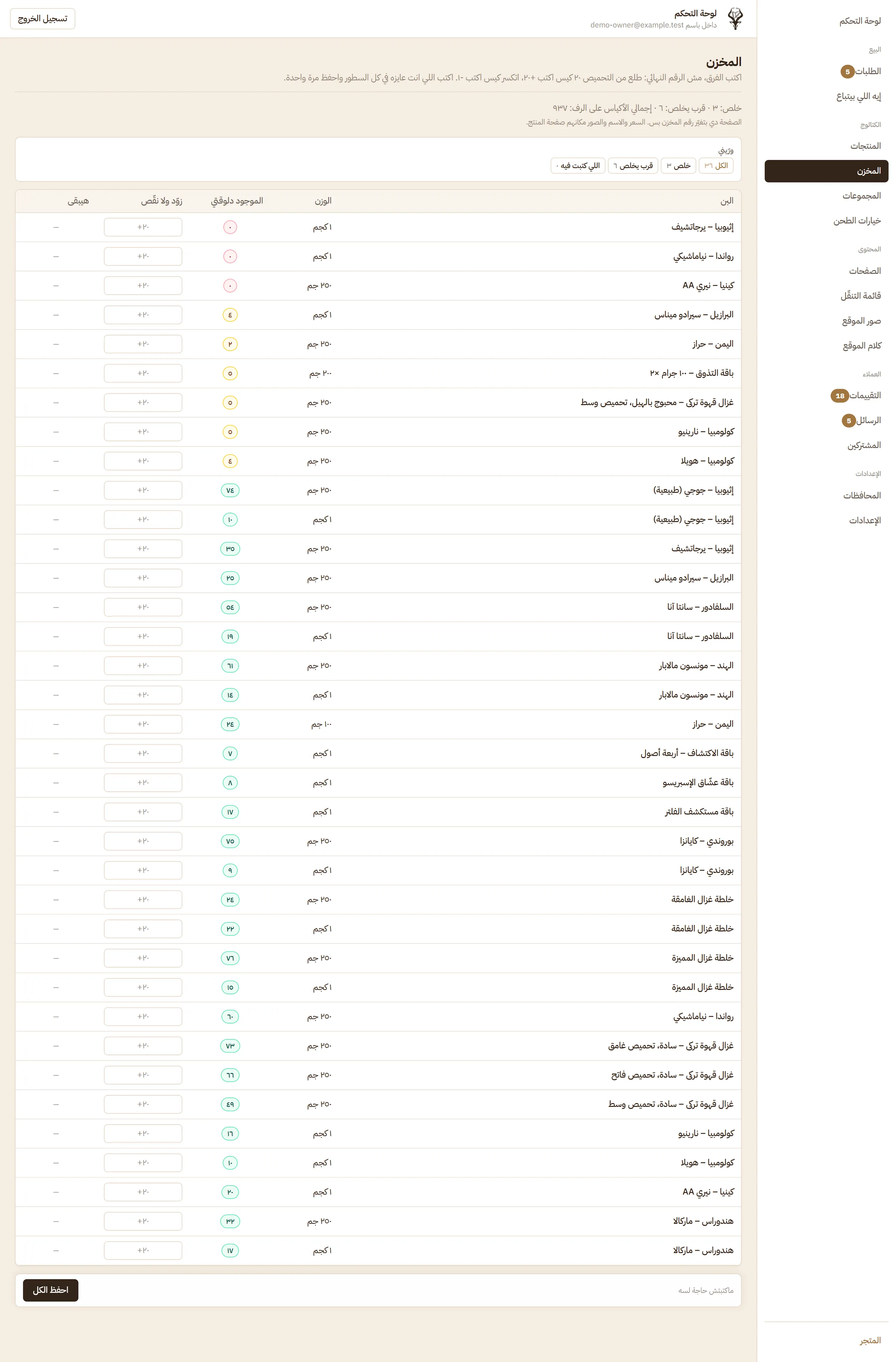 Stock Screen