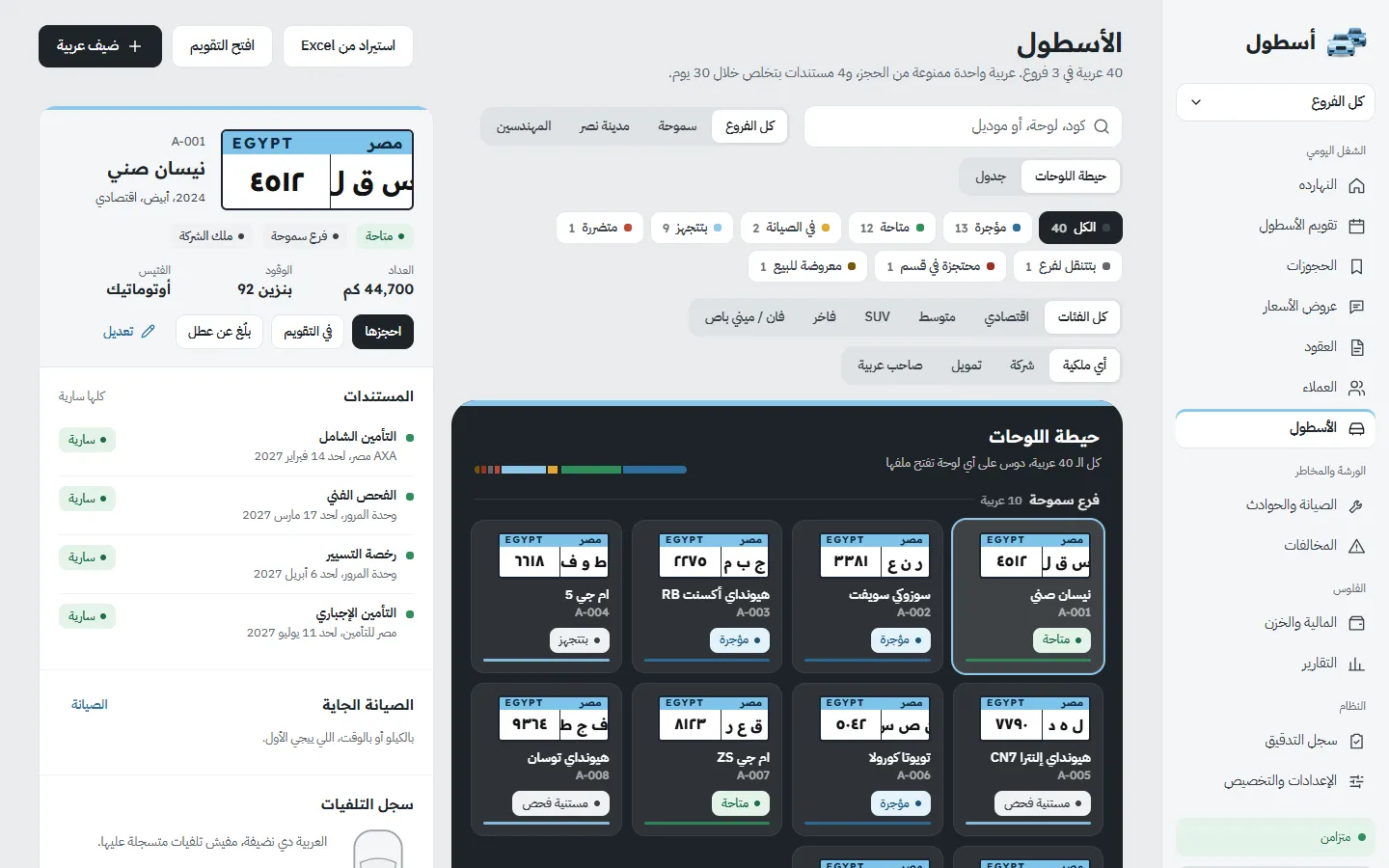 الأسطول: أول عربية مفتوحة تلقائي